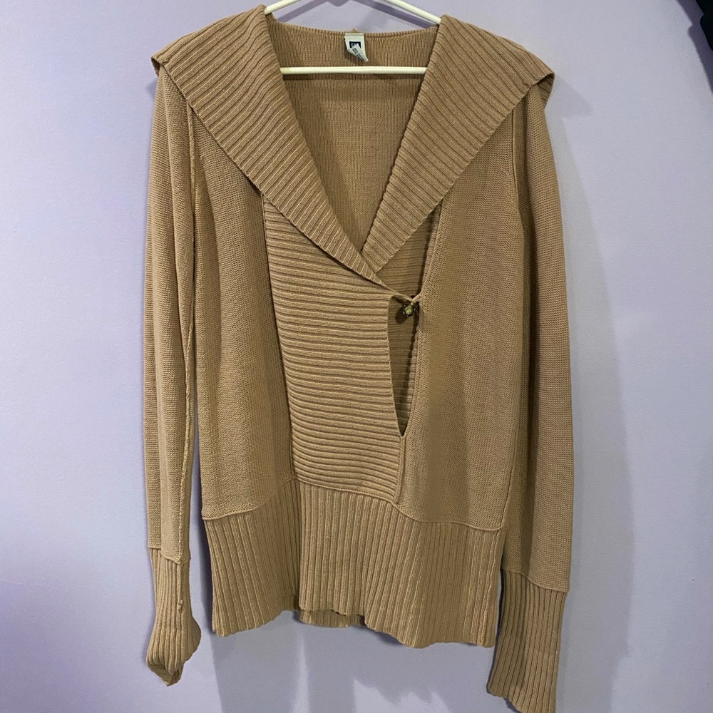 GAP Hooded Button Sweater